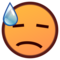 Face With Cold Sweat emoji on Emojidex